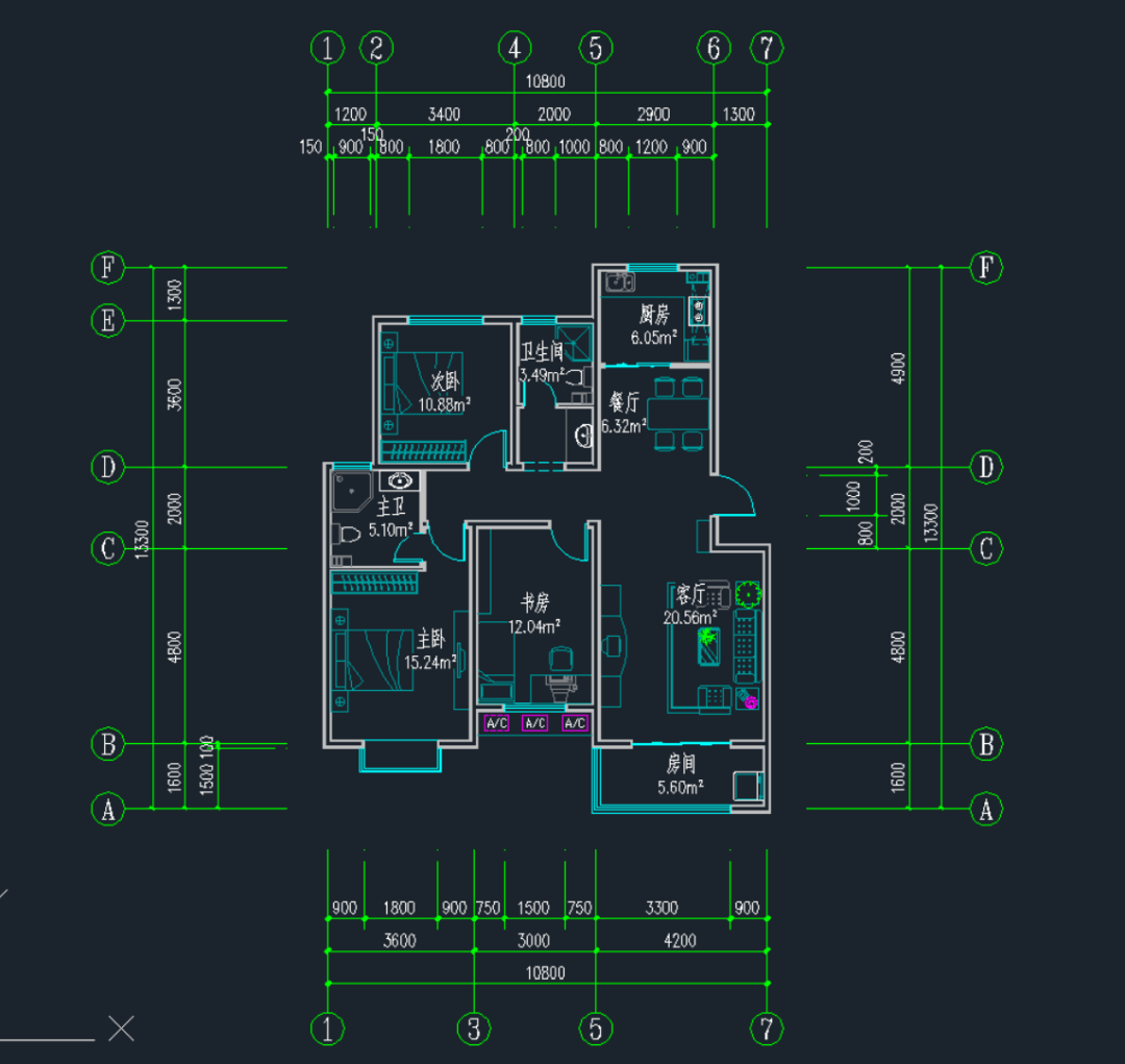 【文末领取正版cad】建筑图纸还能这么画?10分钟完成户型图!