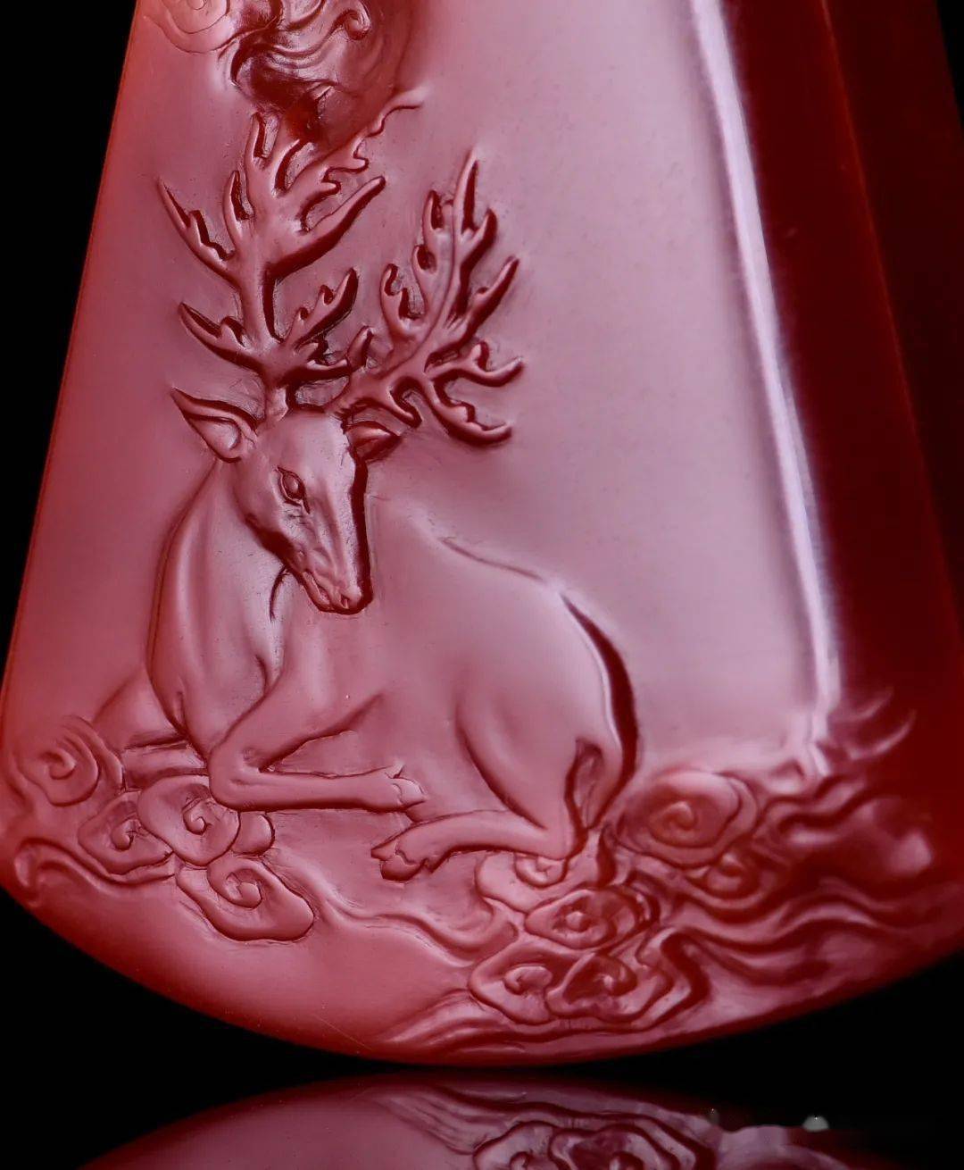 芙蓉石纯红一色太难了