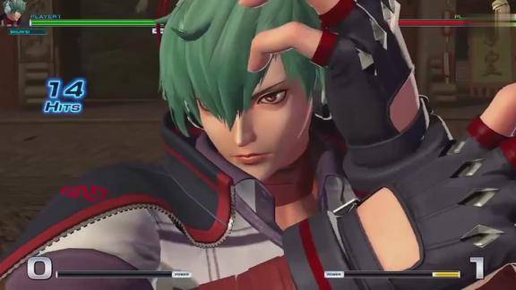 拳皇14瞬影28连击教学演示中国少年最强一套满血直接带走