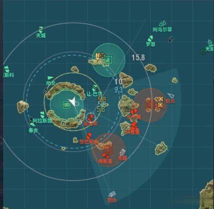 不过诱导战术是有条件的,在战舰世界中,想要诱导敌人,必须构成两个