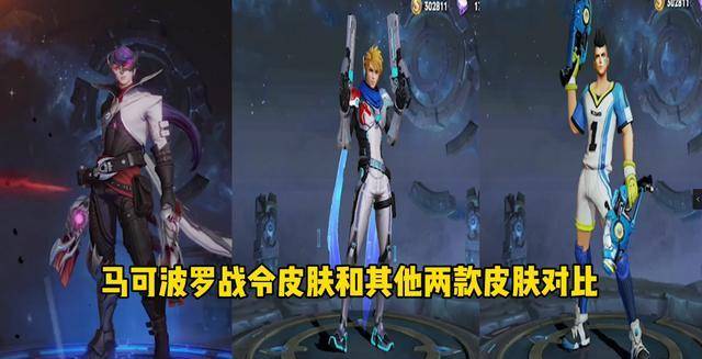 王者荣耀马可波罗全皮肤对比看看s20战令皮肤是否值得拥有