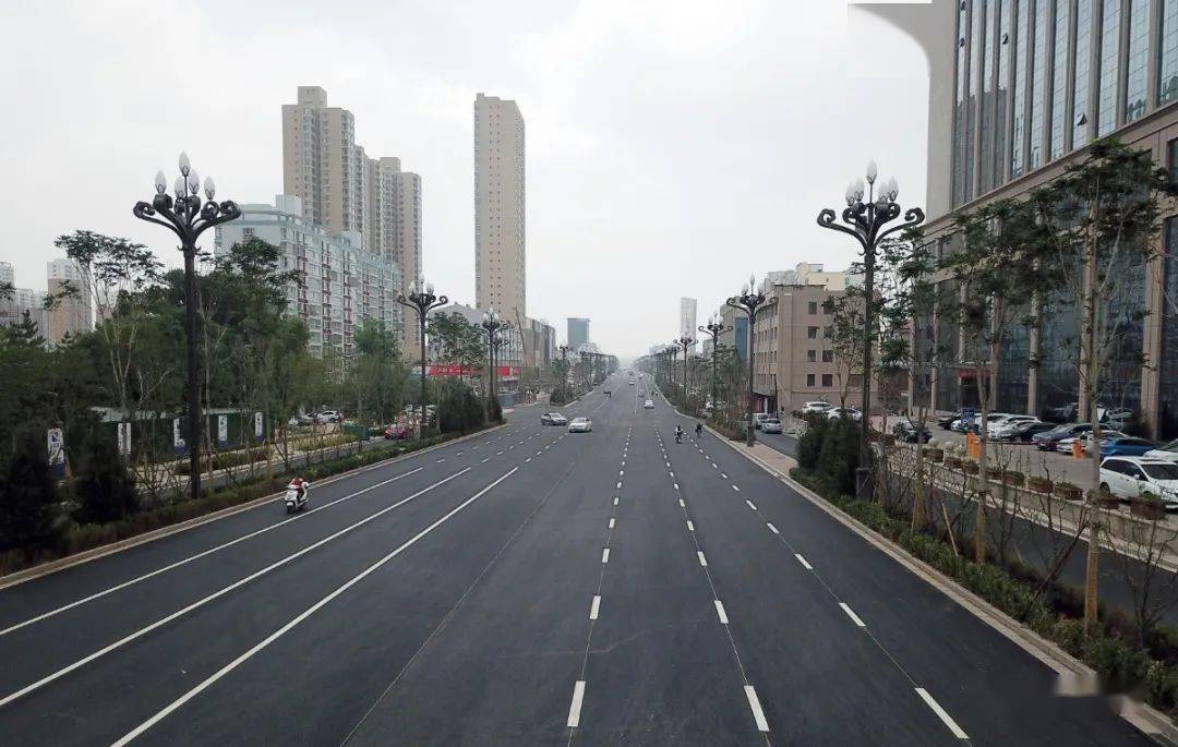 寿阳的街道已美不胜收更宽更绿更美啦