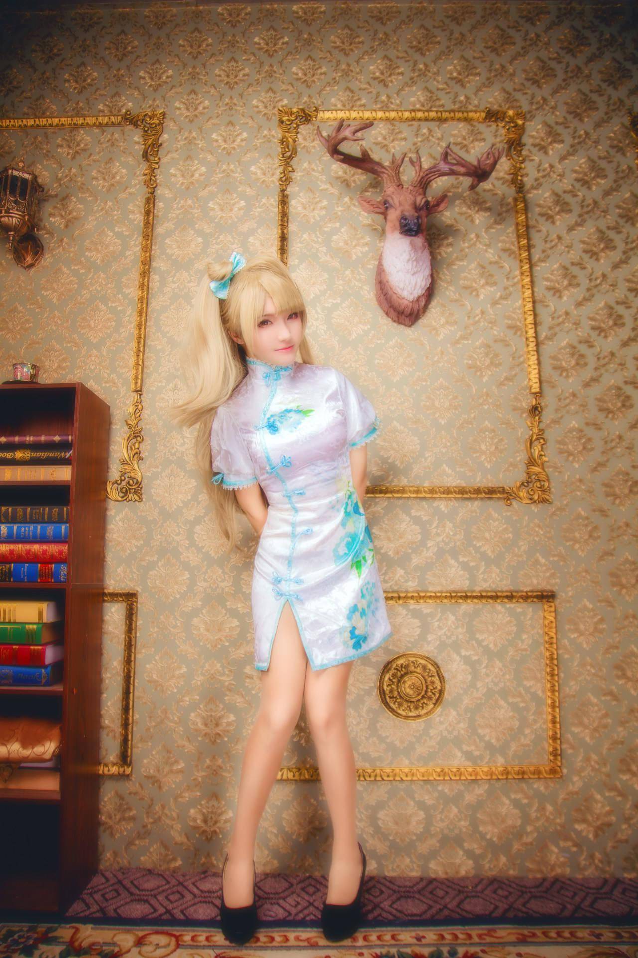 lovelive!南小鸟旗袍未觉醒 cosplay