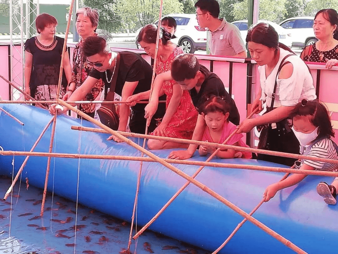 除了钓龙虾 我们还为小朋友准备了钓金鱼