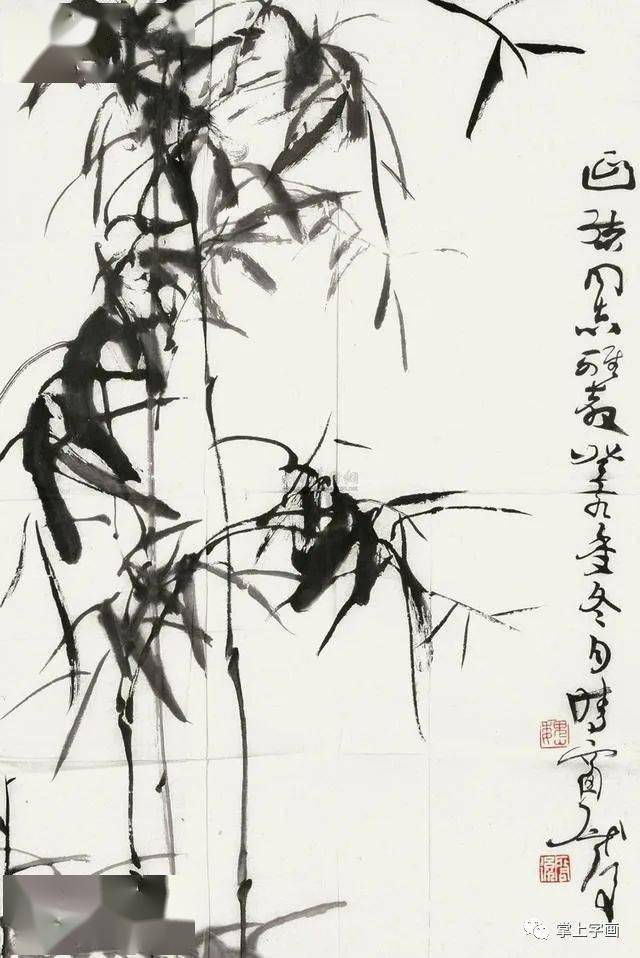 魏启后墨竹花鸟作品选