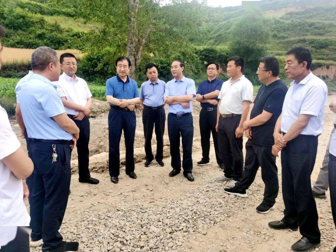 省水利厅厅长霍卫平来礼县调研指导水利工作