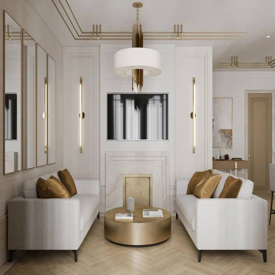 兄弟门语无漆家居金色和白色搭配出高级感