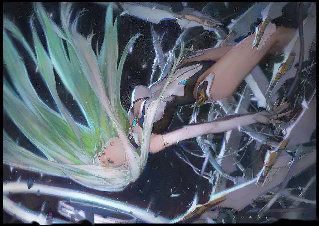 以创作美少女作为毕生目标五官精致色彩清透krenz