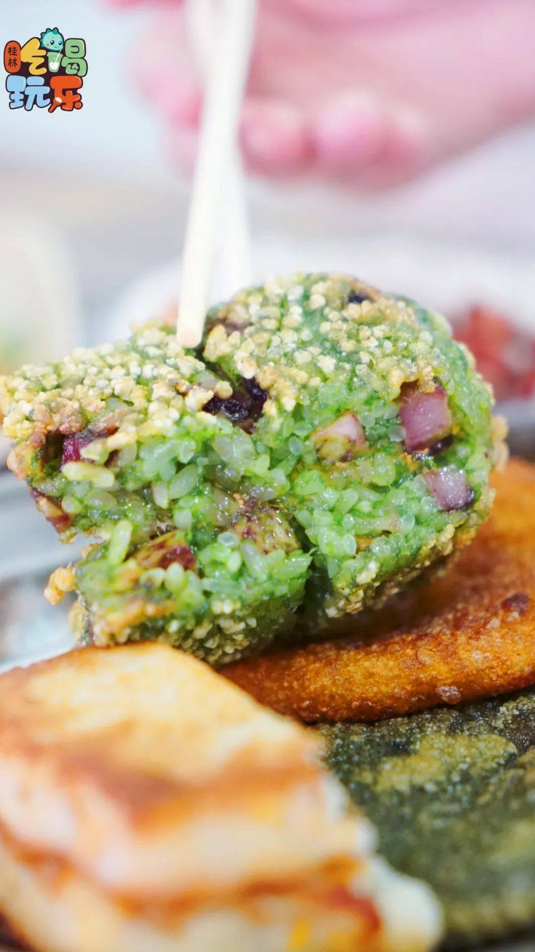 船上糕煎的很香脆