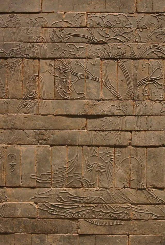 南京西善桥附近出土的南朝墓葬画像砖@巫鸿著《第一堂课》上世纪80