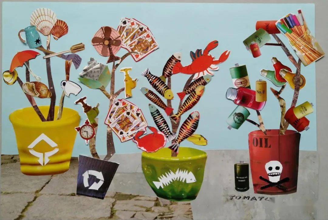 综合材料的艺术语言 | 【囍卷的拼贴×插画创作课】预报名