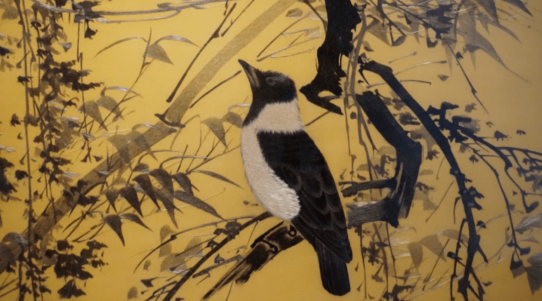 以针作笔以线画骨22幅精美广绣复制岭南历代绘画精品