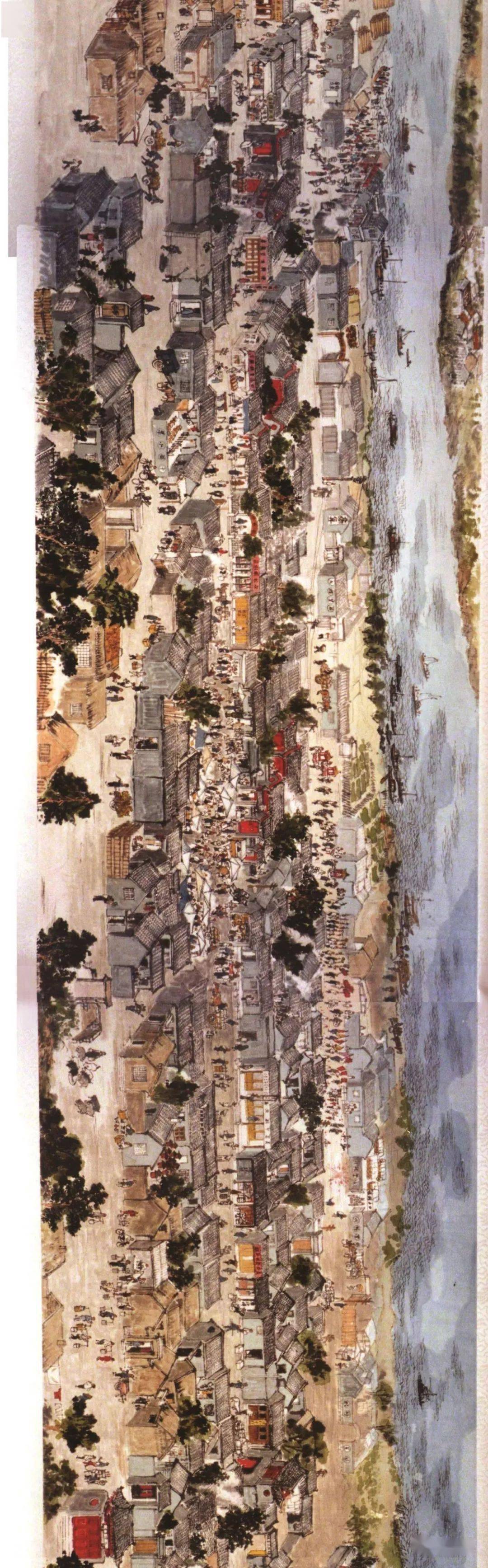 珍藏版 | 宁河《芦台街景图》_长卷