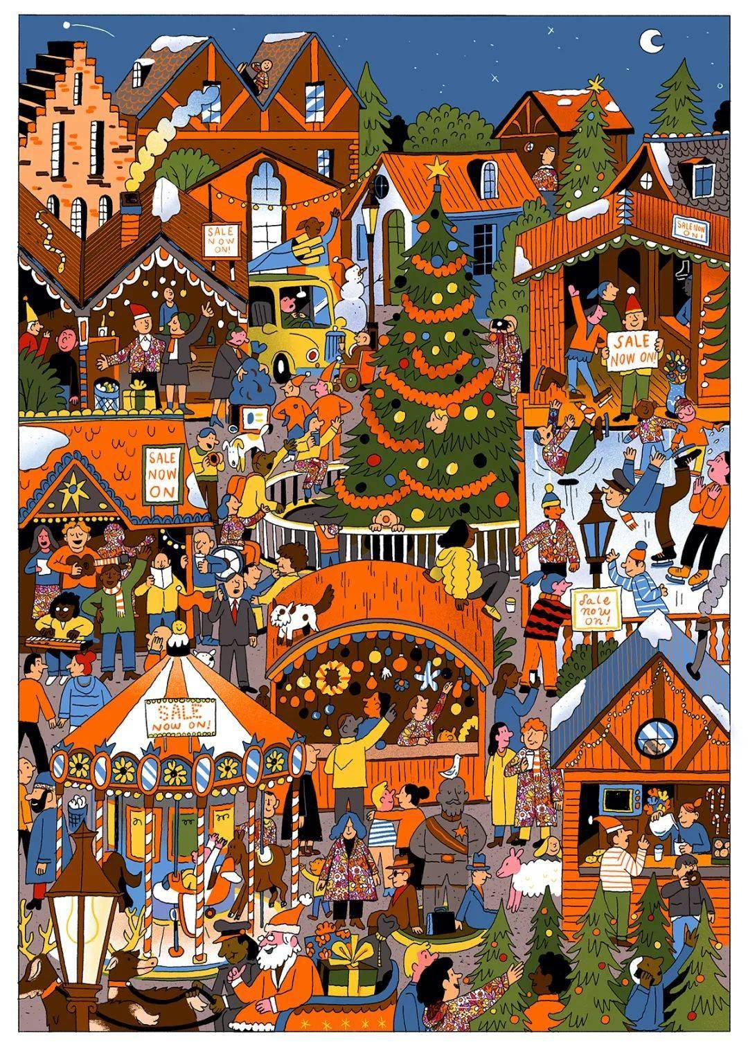 西班牙插画师andrés lozano:趣味性