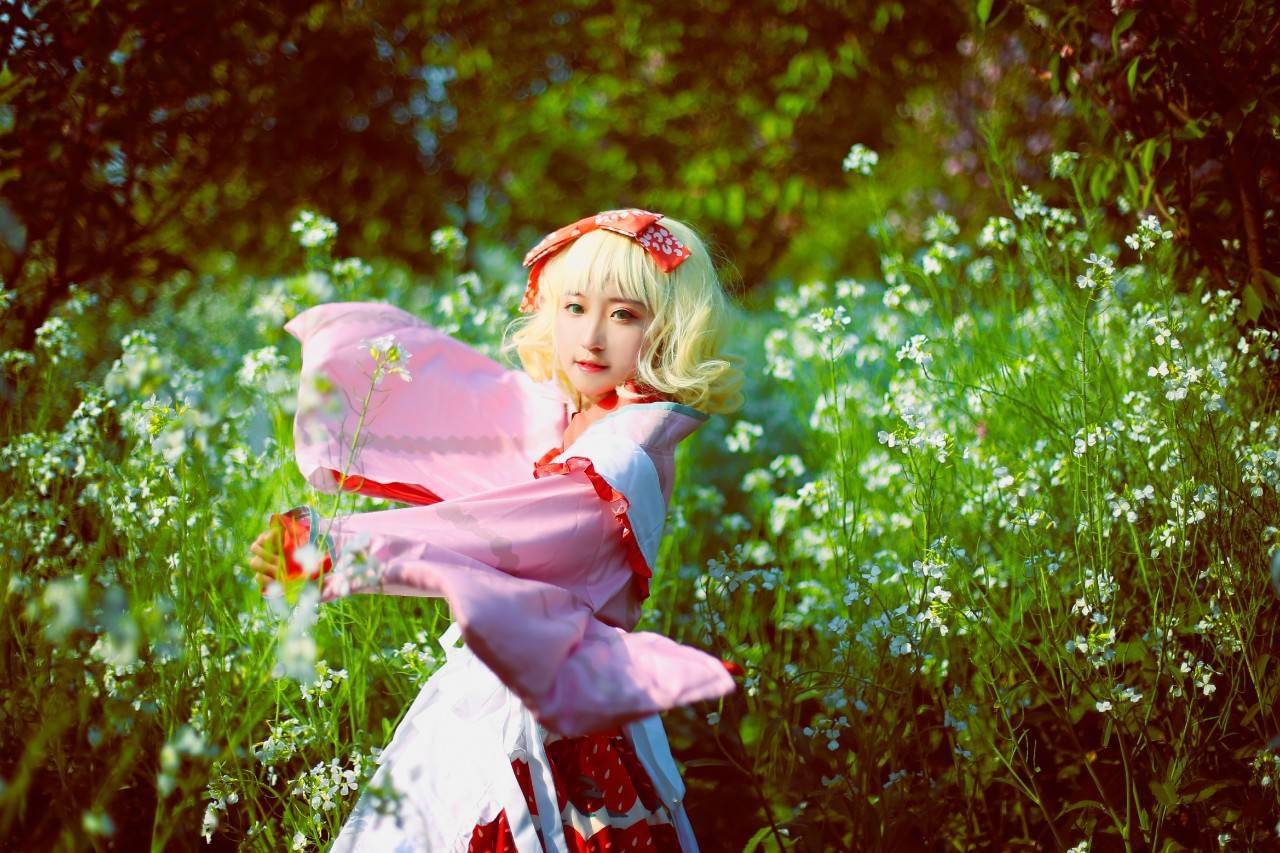 蔷薇少女雏莓大正和服cosplay