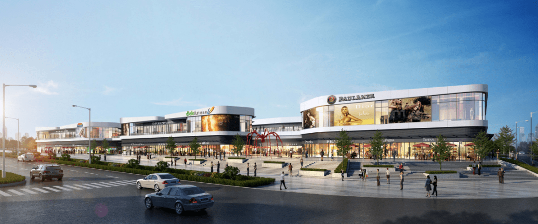 预计在明年春节前竣工~_广场