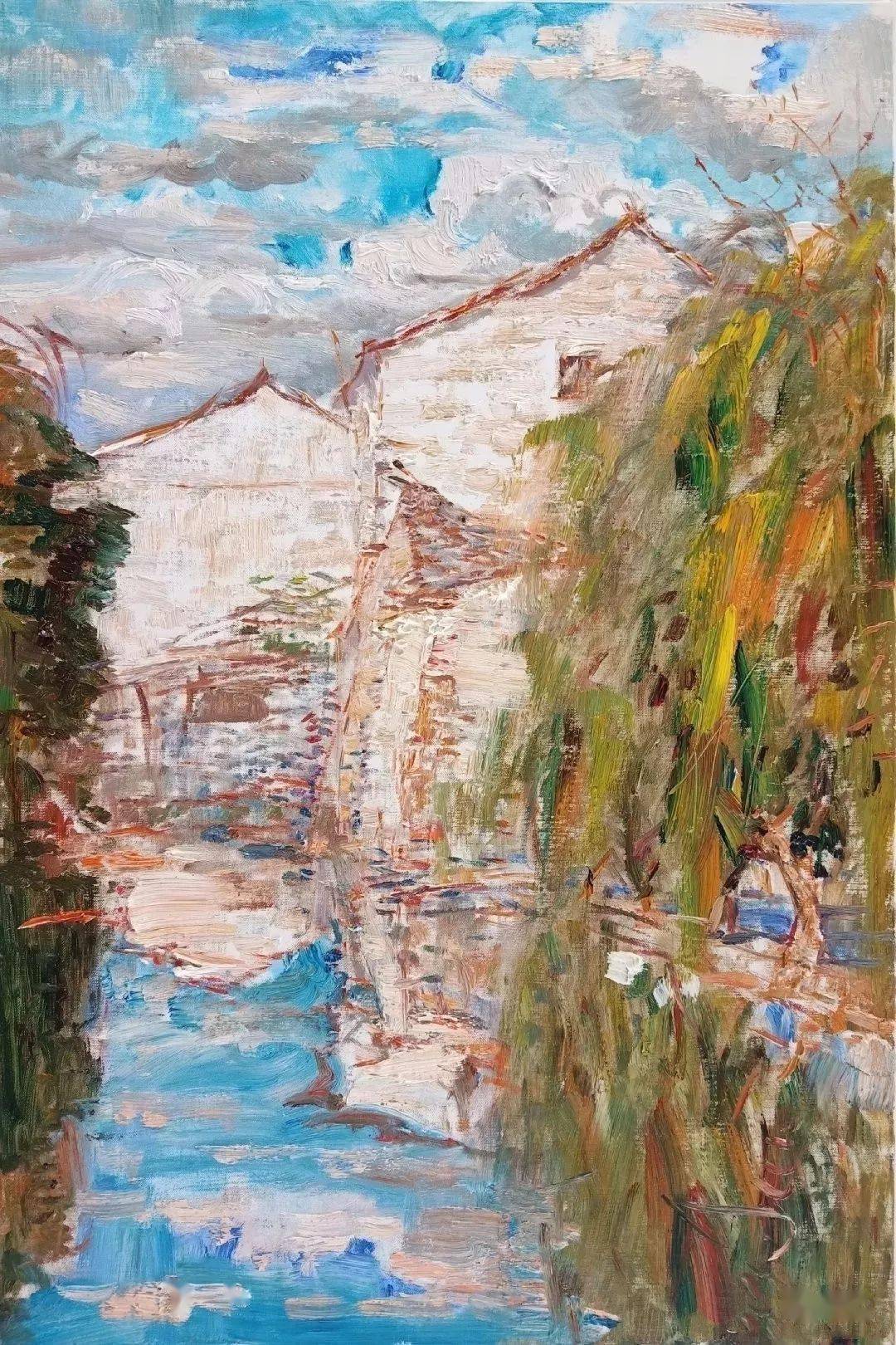 雷小洲风景写生新作