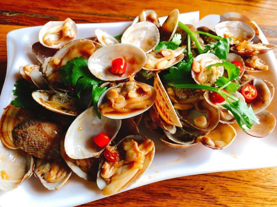 酱料全部入味只挑最肥美的那一只每一只蚬子经过精挑细选凉拌花蚬子