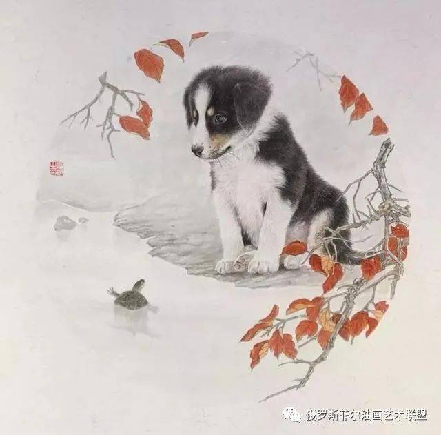 中国画家刘备战国画工笔画作品欣赏