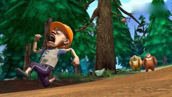 光头强学会了生存技能居然请狗熊岭的动物们吃大餐