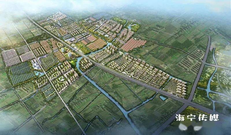 首次公布新建商贸中心休闲公园海宁城铁旁的这个镇将大变身
