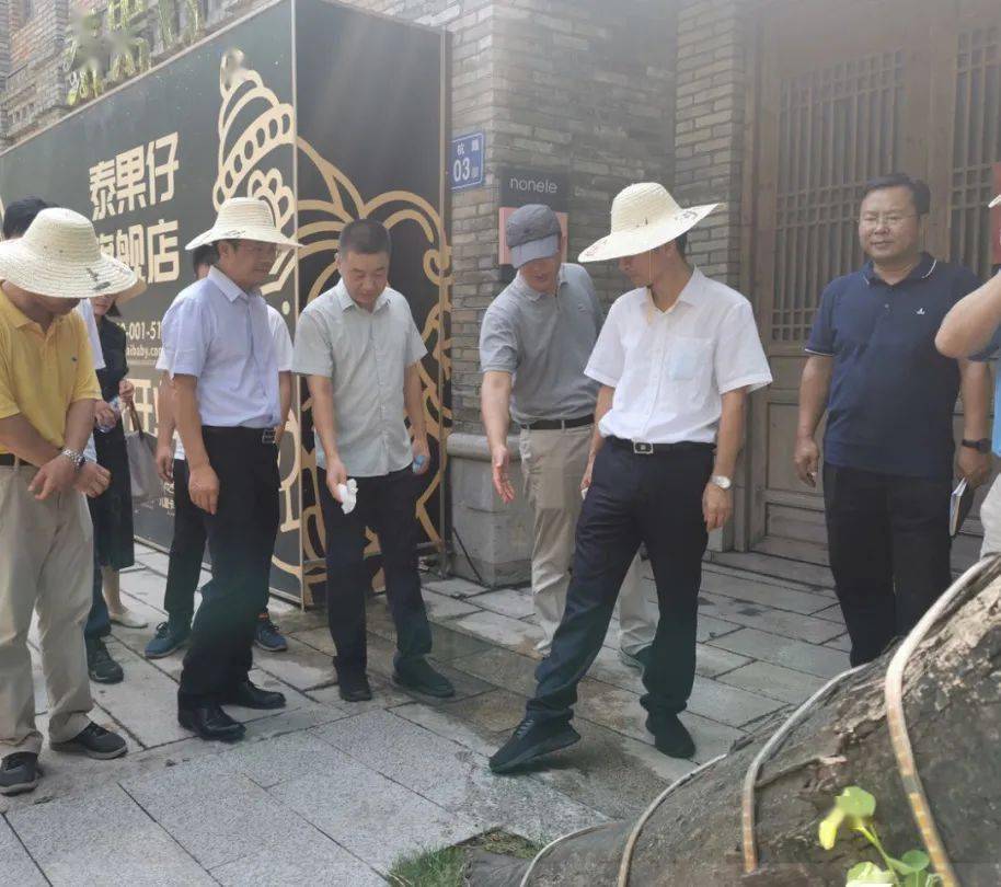杨新坚副市长赴南公园上下杭历史文化街区调研古厝保护提升情况