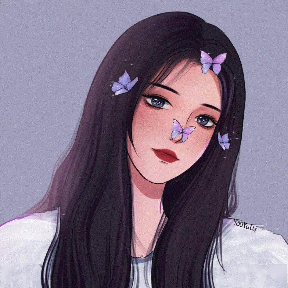 【精选手绘微信头像】每天积极向上,拥抱太阳