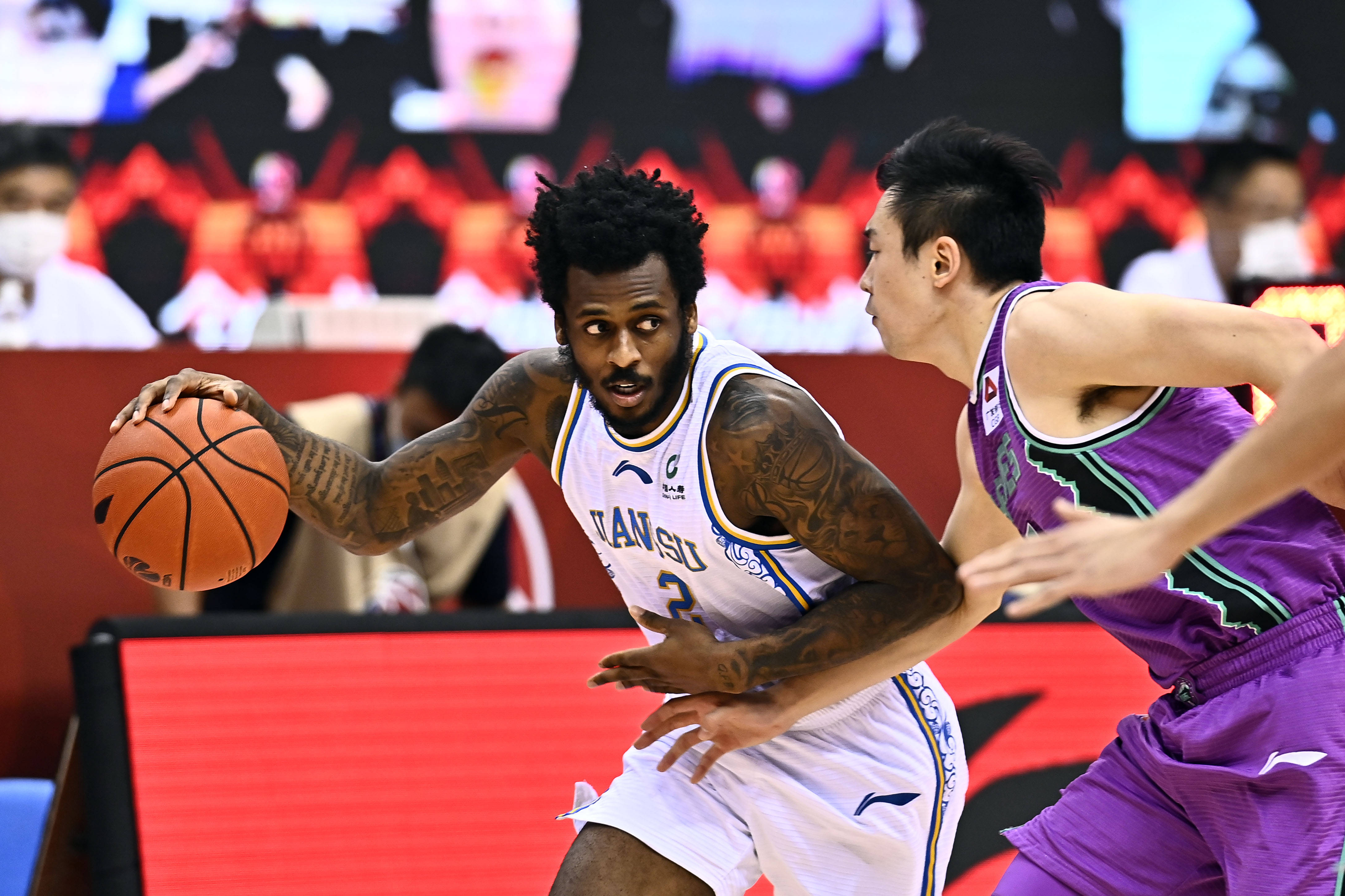 篮球——cba复赛第二阶段:苏州肯帝亚迎战山东西王