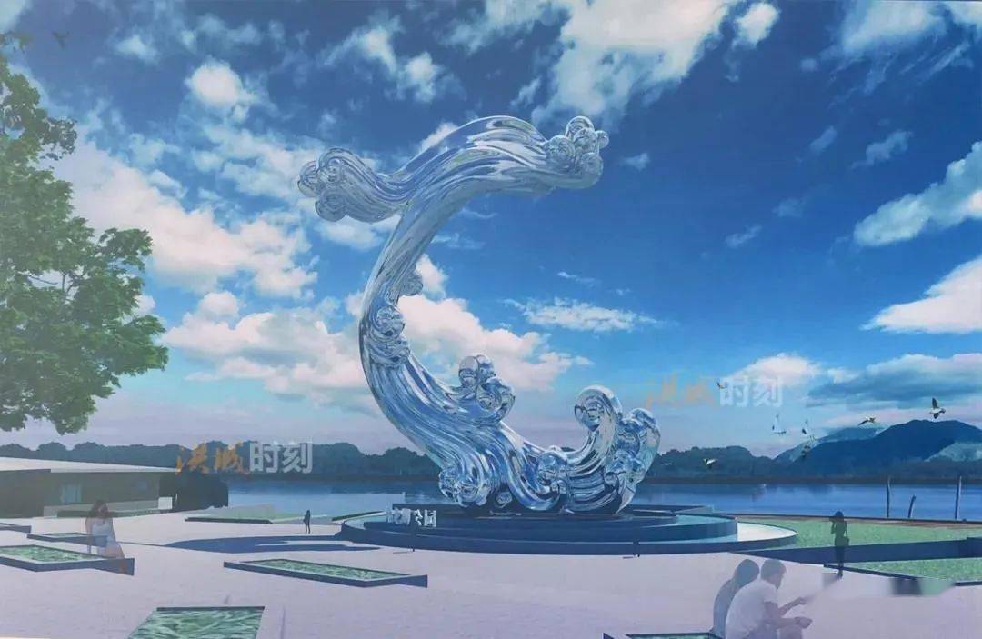 吐水景观和底座涌泉叠水景观水景公园主题雕塑喷泉工程共分为两部分