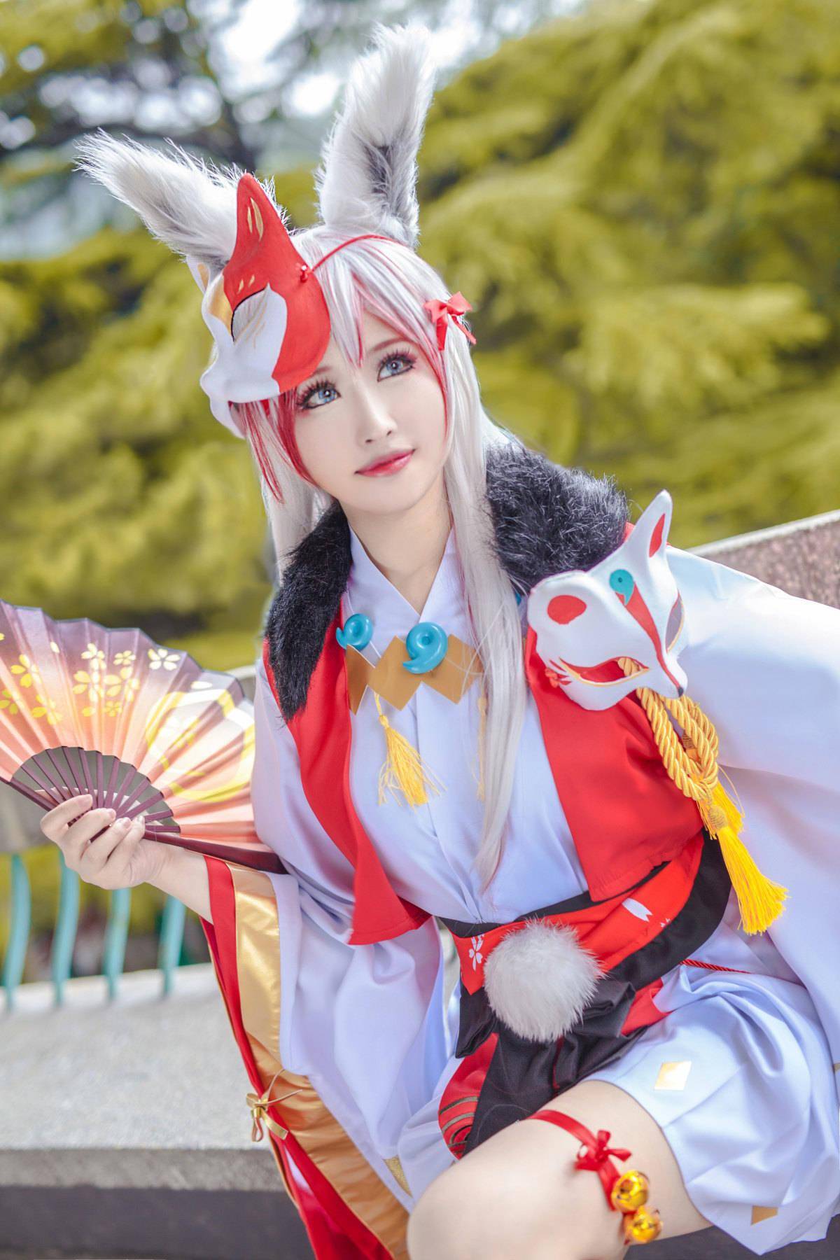 阴阳师手游 妖狐cosplay_虚空