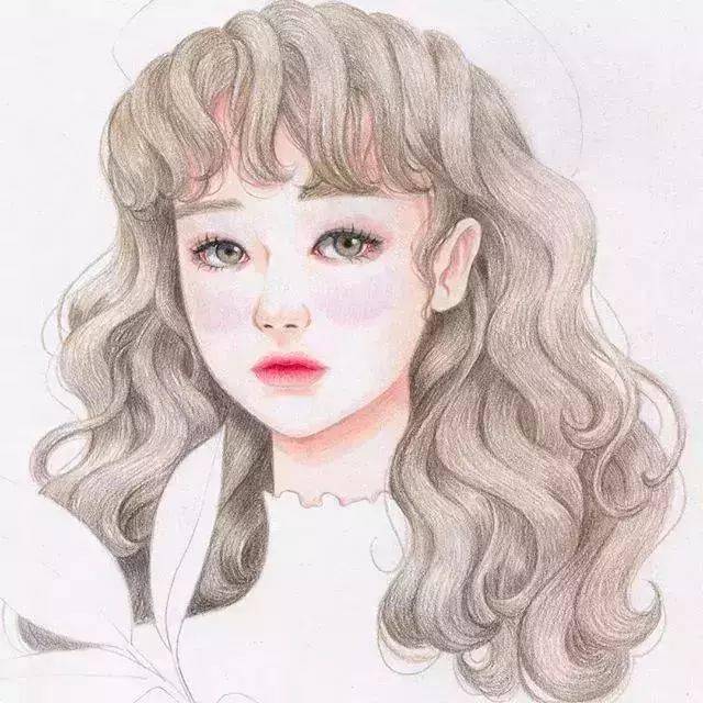 彩铅人物头像教程 | 一组令人着迷的彩铅人物头像插画作品