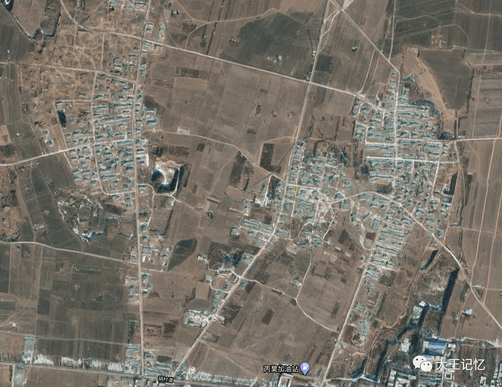 高清卫星村庄房屋图图片