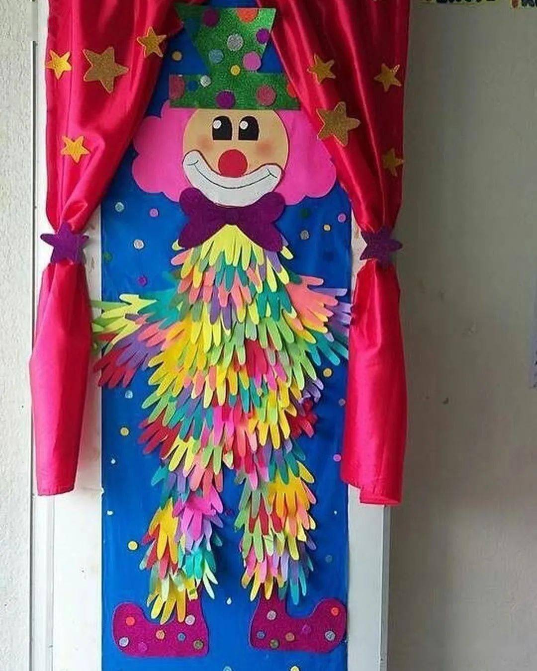 18张小丑主题创意美术作品手绘与拼贴结合一定有你喜欢的一张