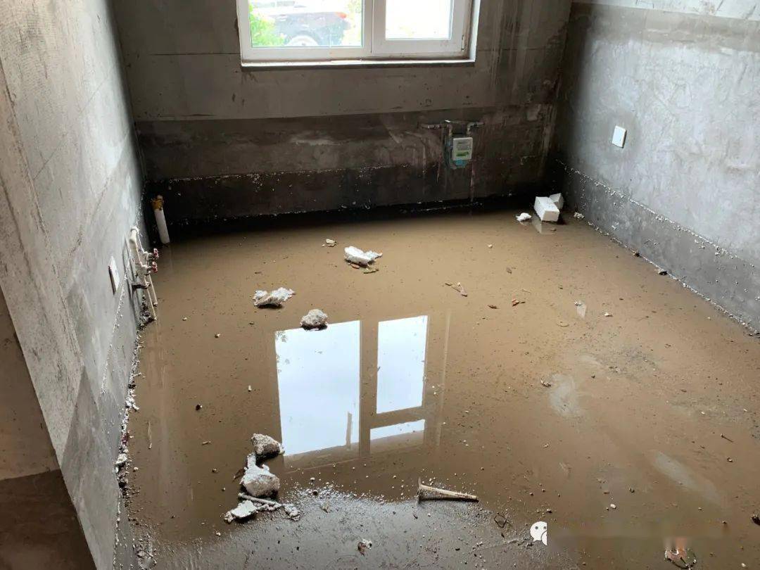 业主室内积水成池开发商一句天灾推责任