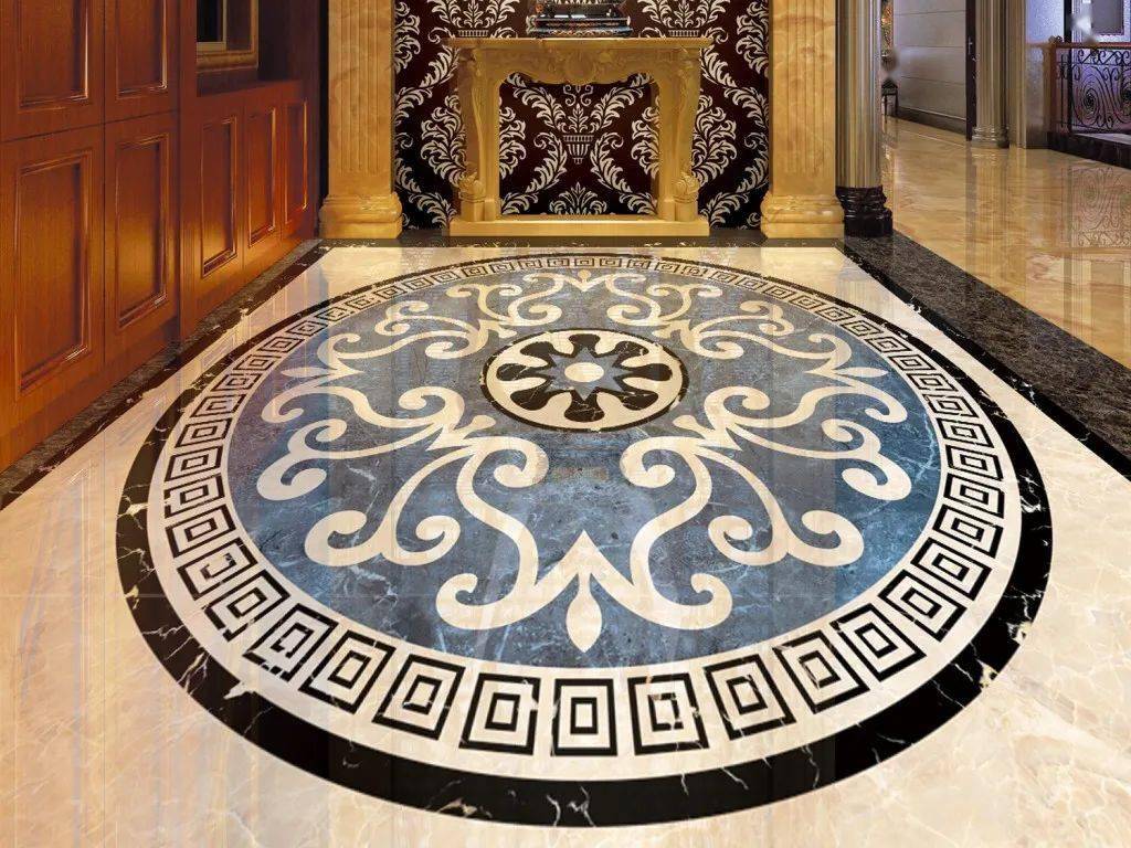 细腻而清晰的拼花图案源于天然又胜于天然,意韵高雅,蕴含出现代时尚的