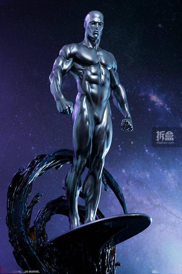sideshow marvel漫威 silver surfer 银影侠 雕像