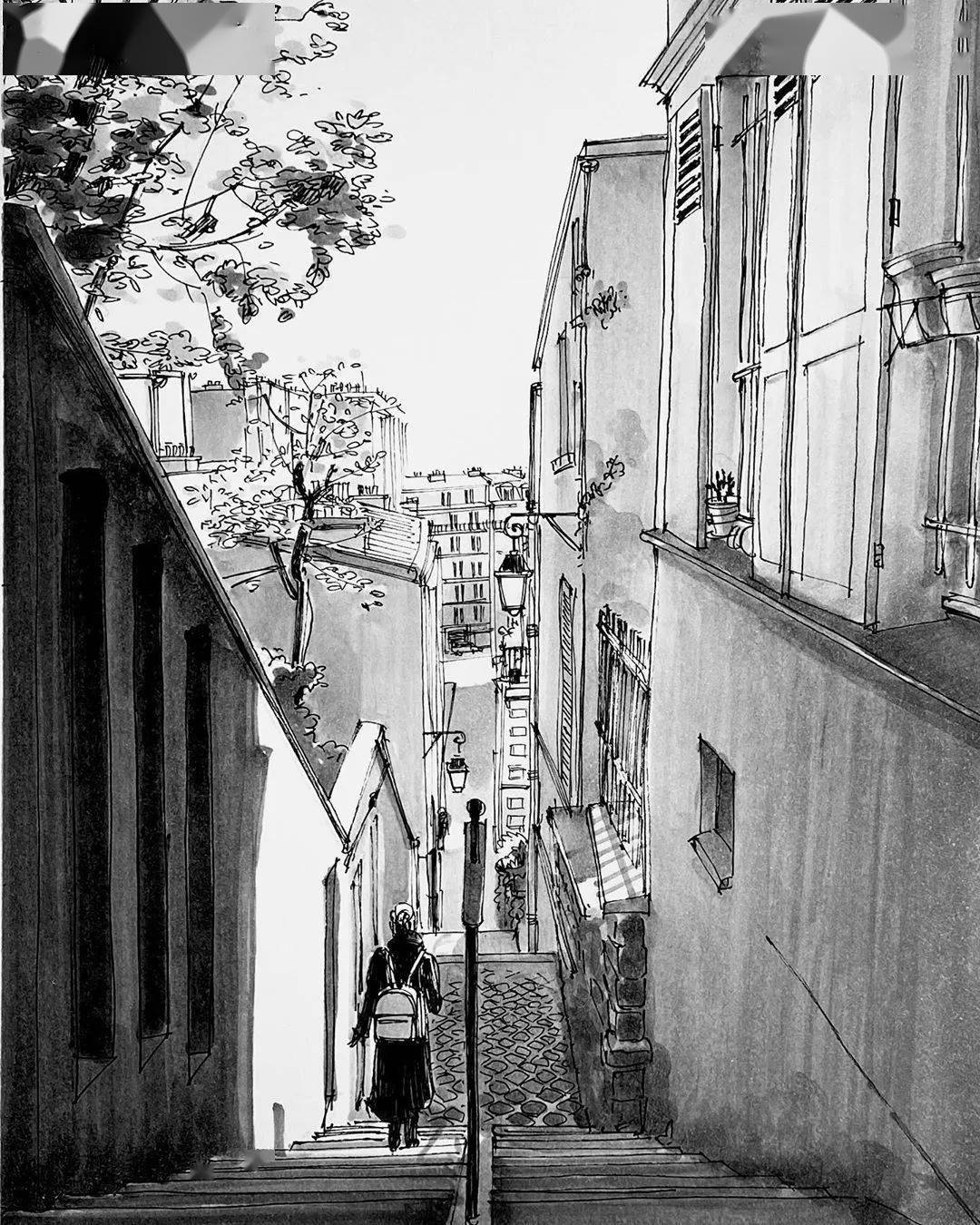 透视细节线条完美画面