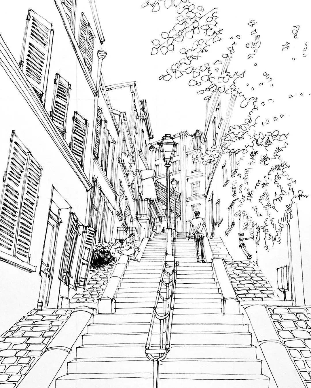 透视 细节 线条=完美画面_美术