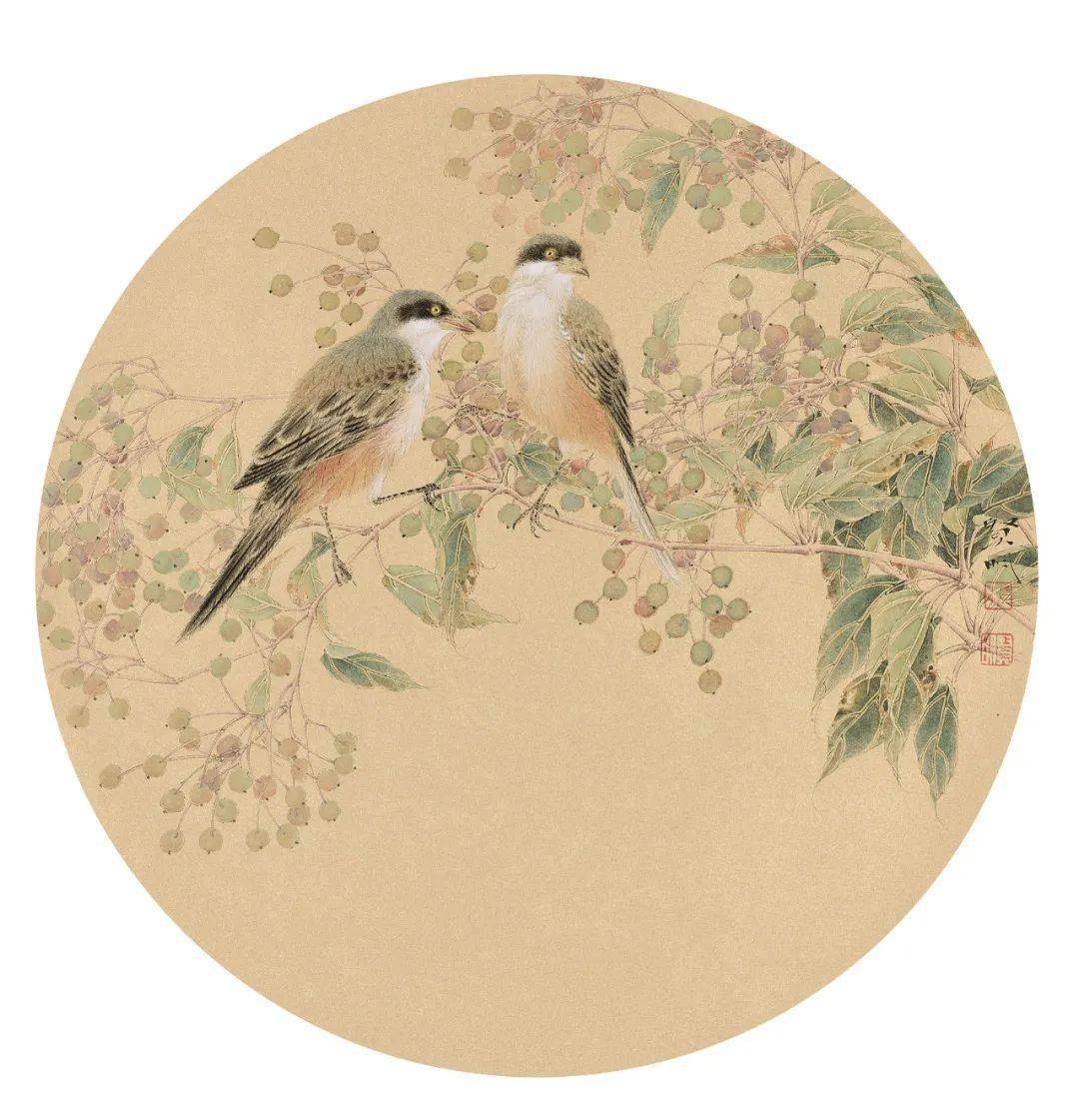 直播拍卖清雅秀润张贤明花鸟画艺术