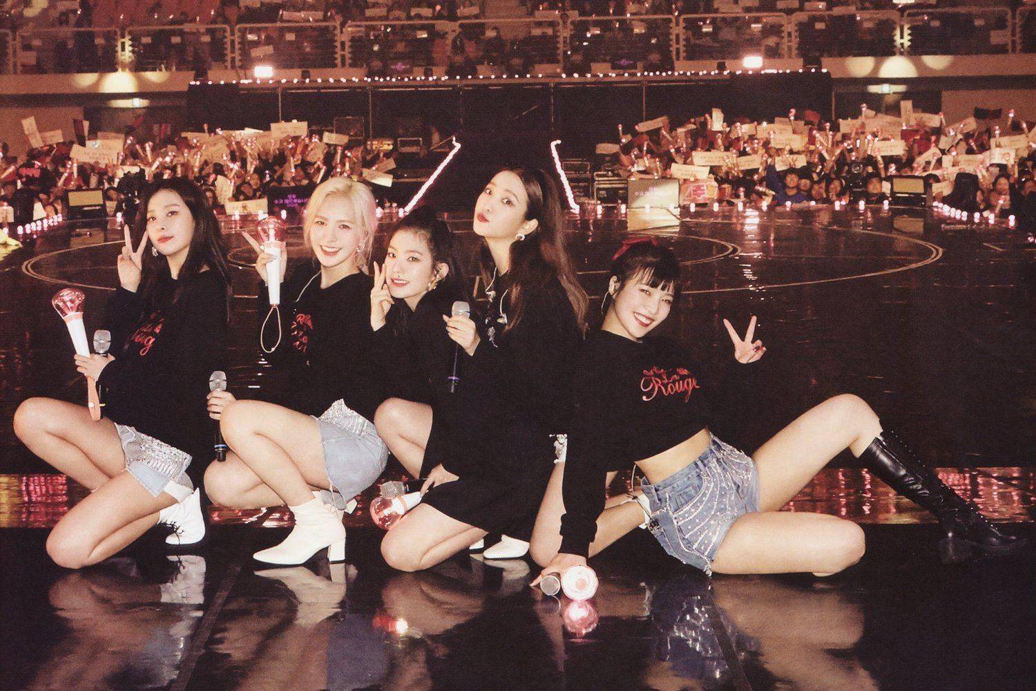 redvelvet 0801出道六周年快乐!以后的路也一起走吧