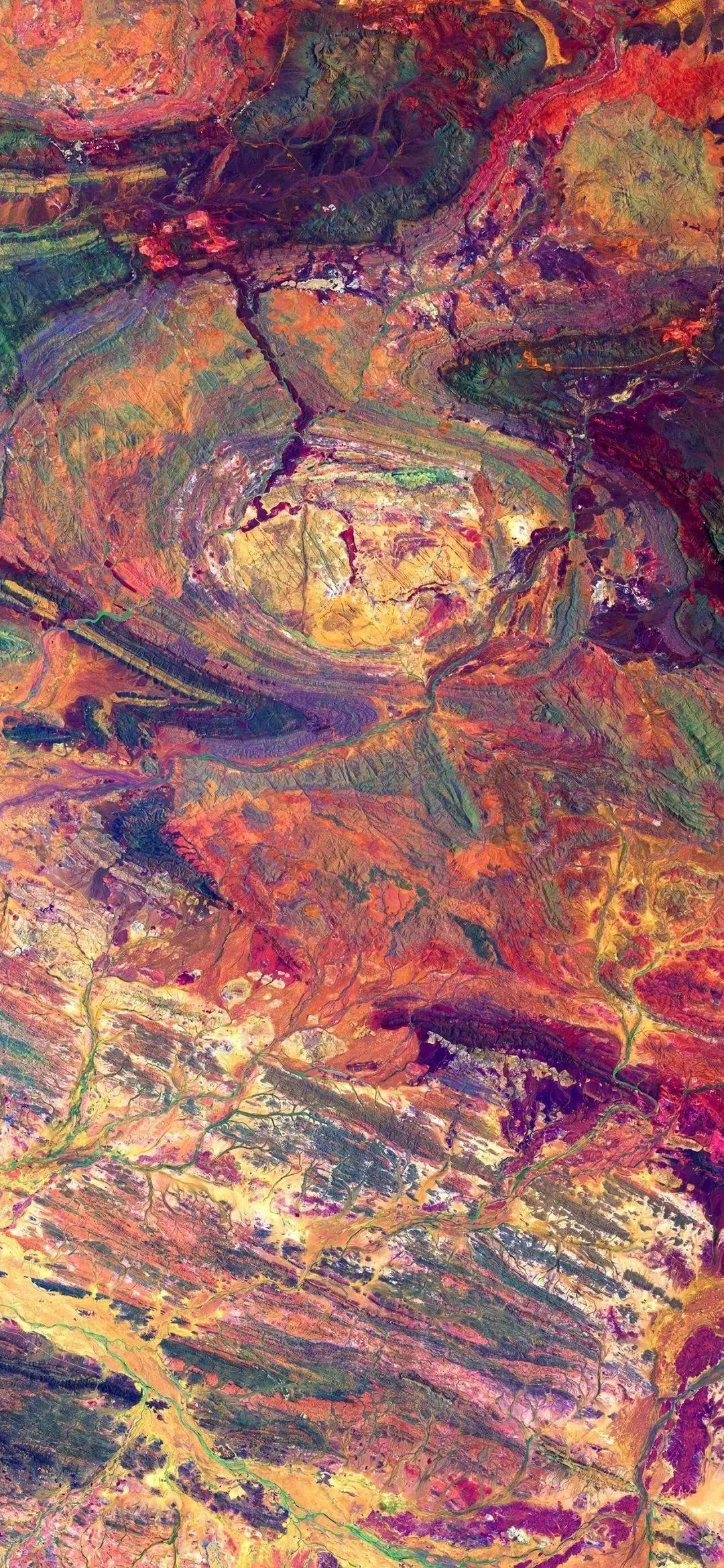 做锁屏壁纸极酷的超炫混色壁纸