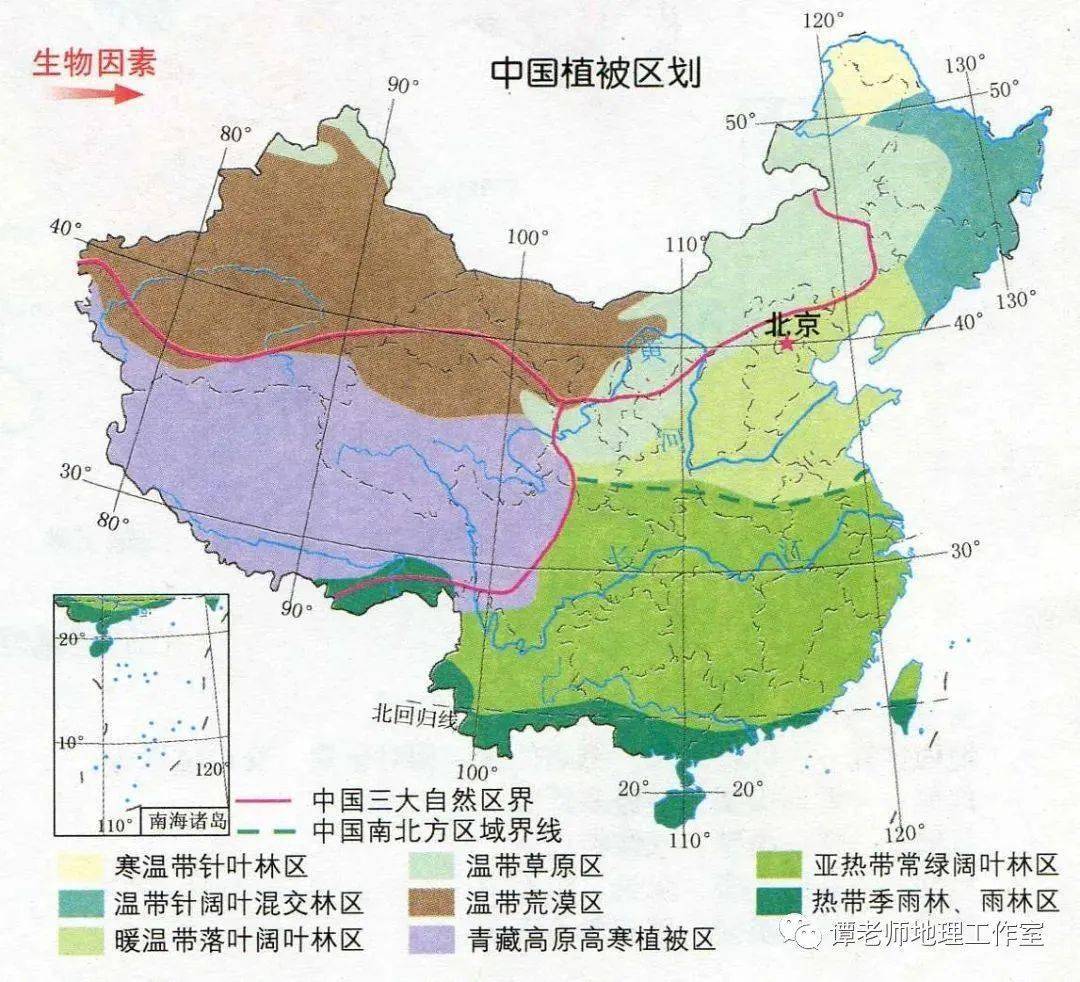 中国热带雨林地图图片