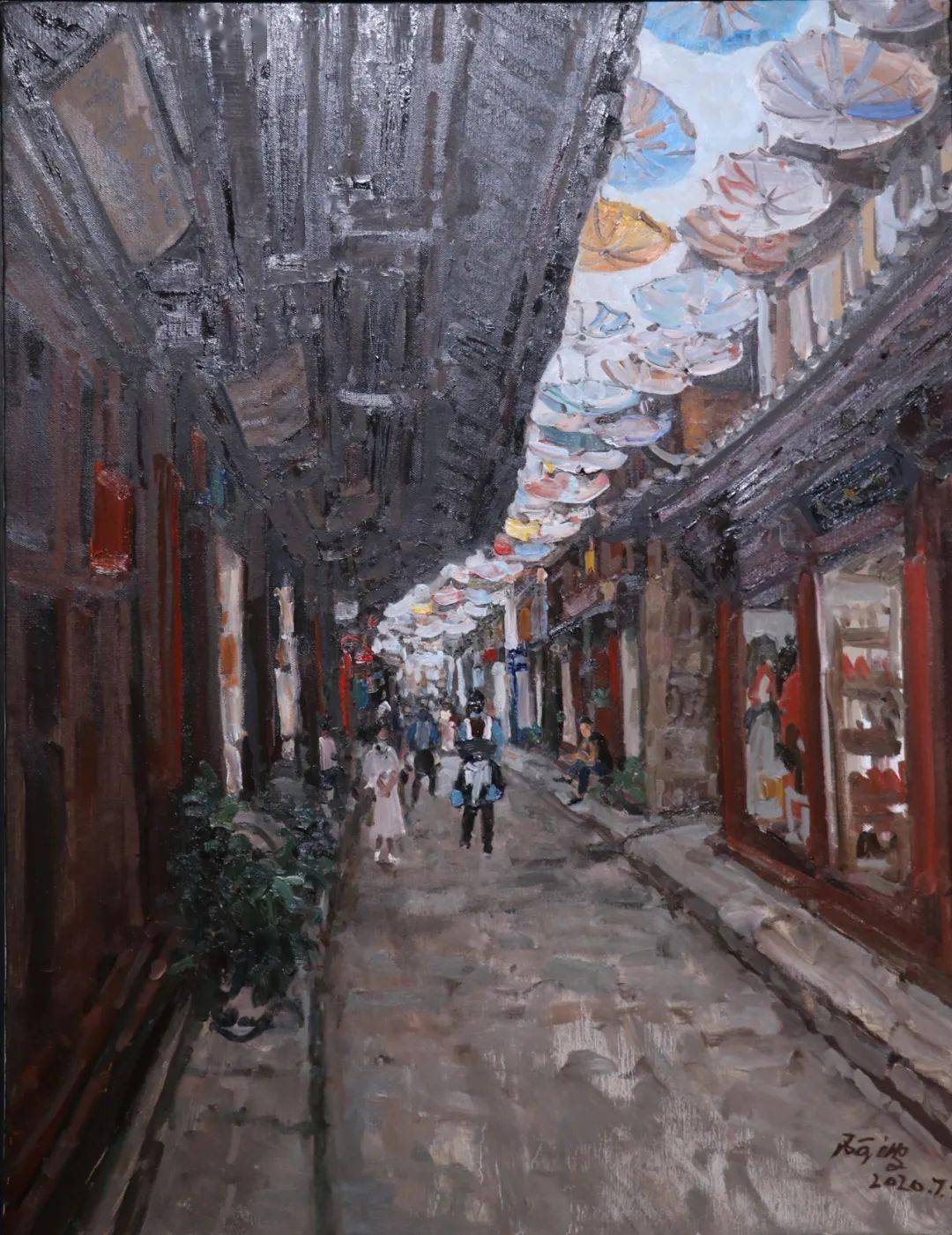 丽江古城这个画展汇集30余位著名艺术家画作