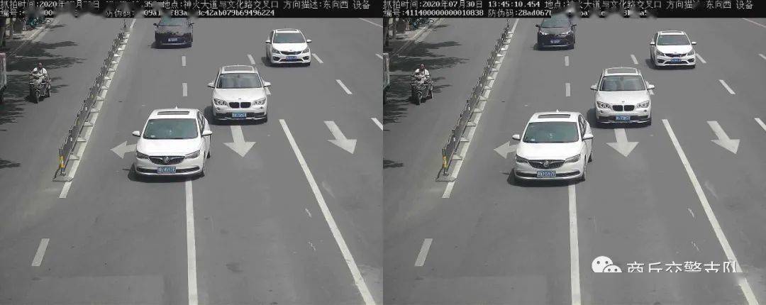 又一批交通违法行为被曝光闯红灯压线