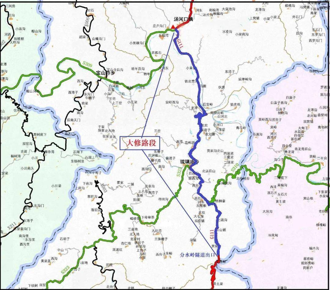 g111出京线怀柔分水岭至汤河口段大修顺利完工