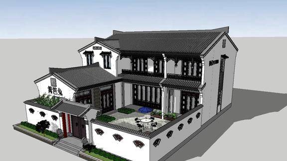 经典两层徽派四合院一生有这样一栋足矣