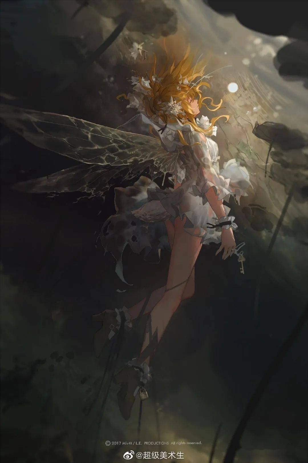 炽烈如火与冷冽似冰的人设概念设计人物插画师m4miv4t作品欣赏