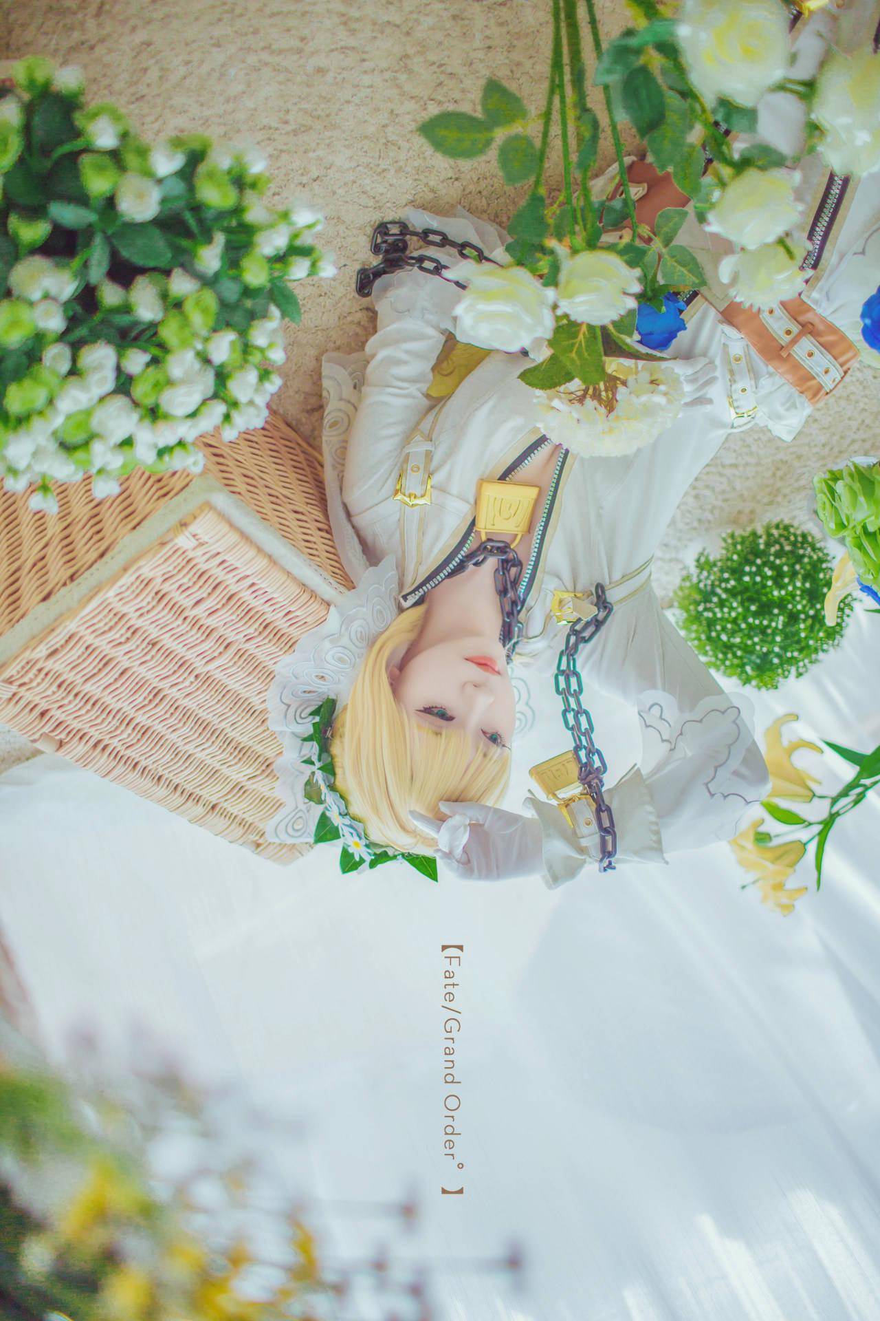 fate/grand order尼禄花嫁cosplay