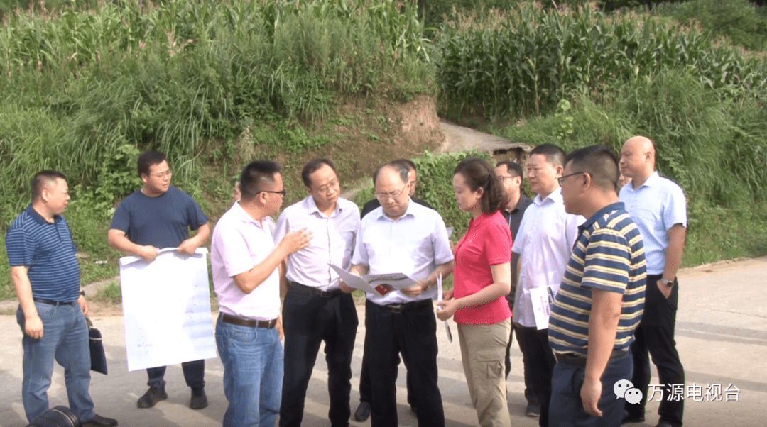丁应虎来万调研文旅发展大会现场参观点提升打造情况