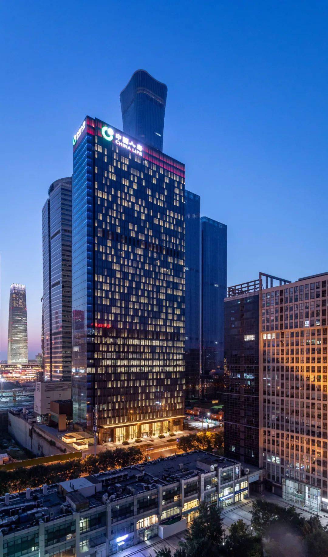 建筑语言的自然延伸中国人寿金融中心